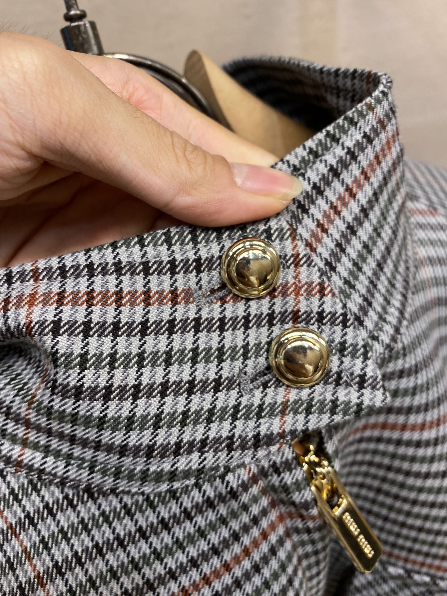 Slate gray pattern jacket