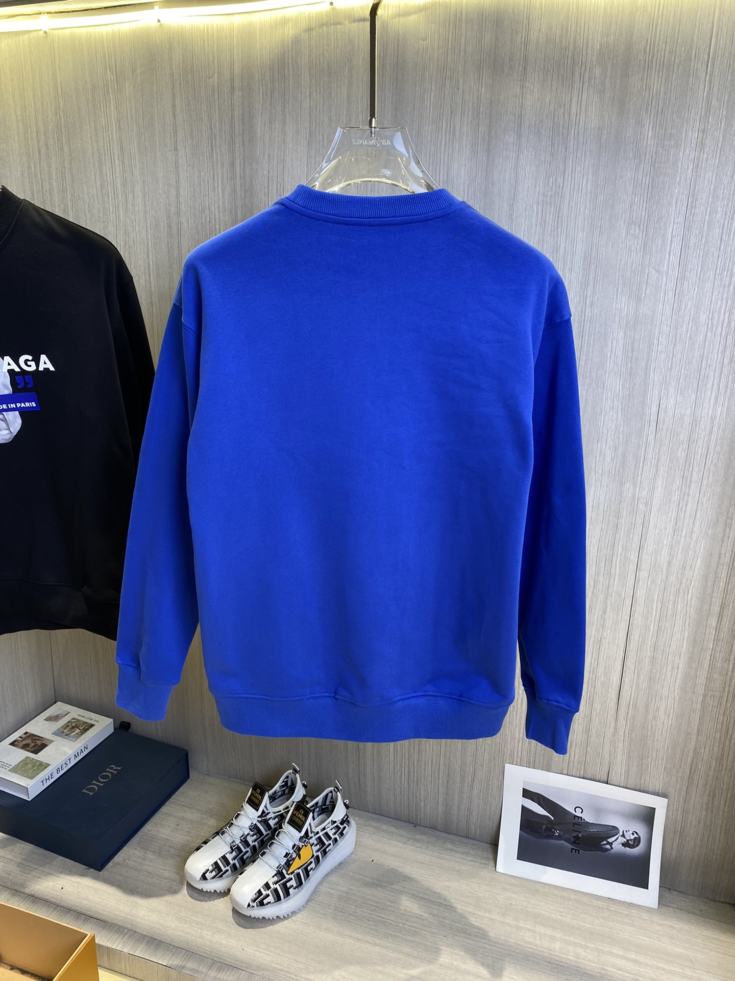 BALENCIAGA Paris family autumn and winter new high-weight 380g heavy sweatshirt