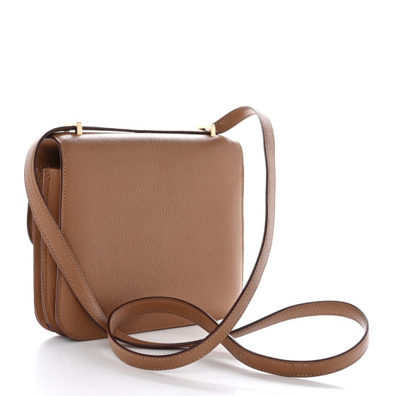 HERMES Chevre Mysore Constance 18 Quebracho