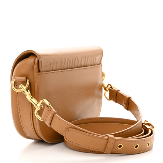 Christian Dior Box Calfskin Small Bobby Flap Camel