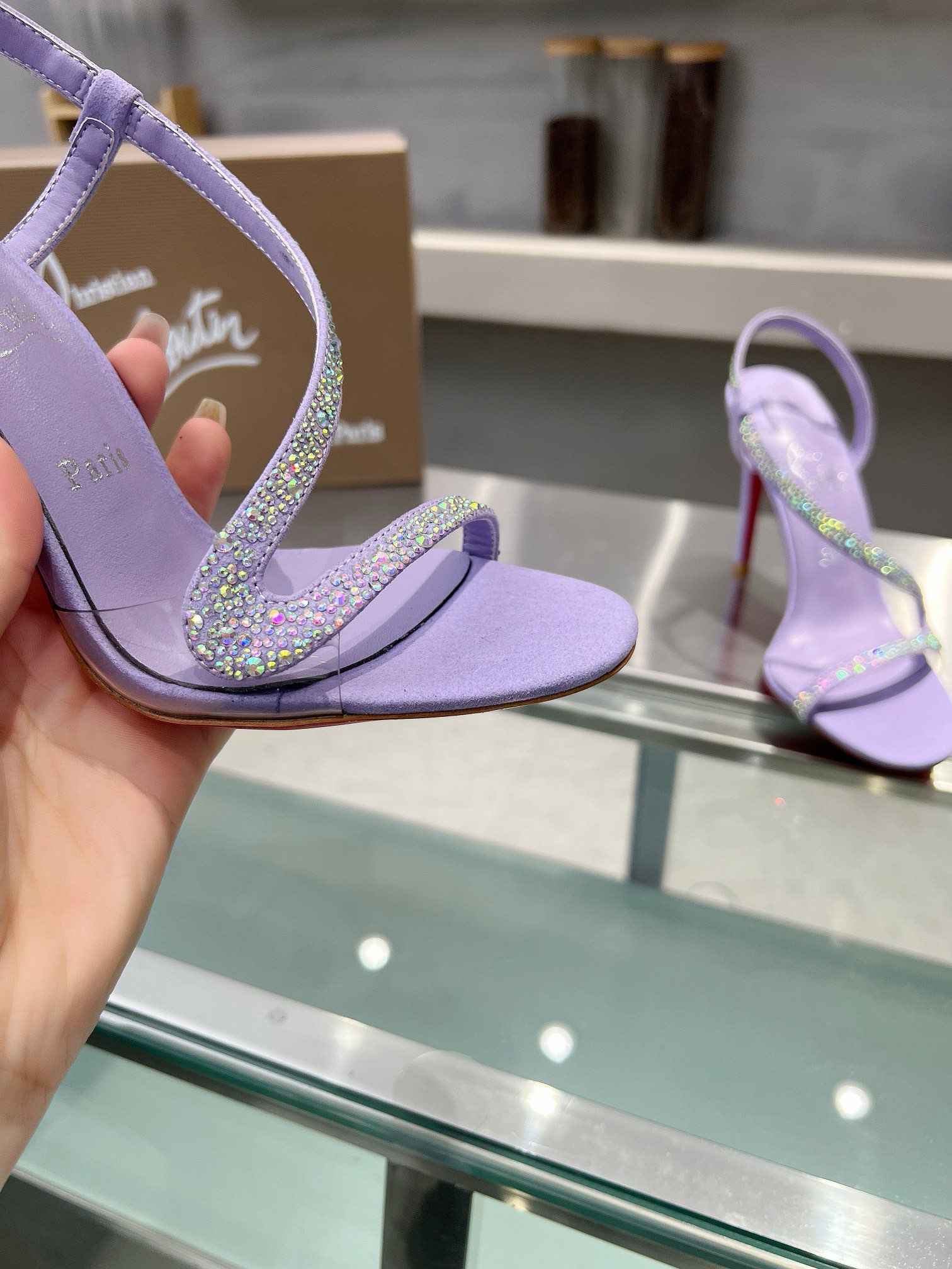 Christian Louboutin/Louboutin hot diamond purple