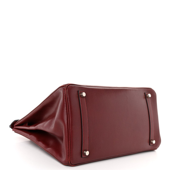 HERMES Courchevel Birkin 35 Rouge H