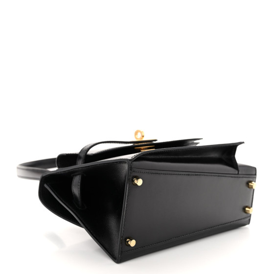 HERMES Box Kelly En Desordre Sellier 20 Black