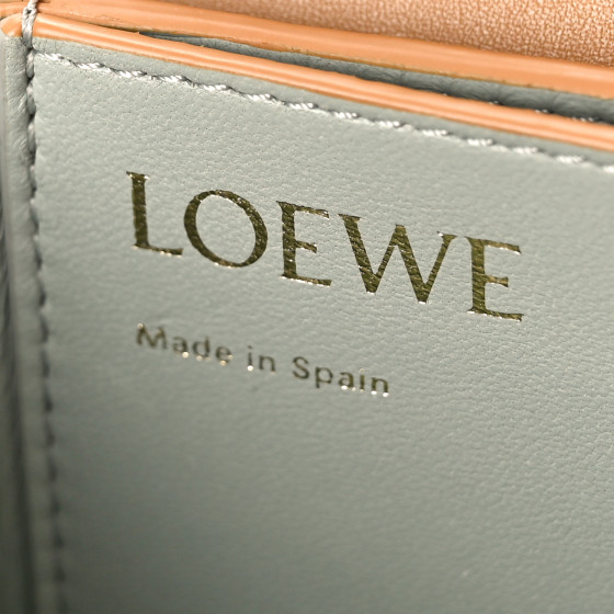 LOEWE Silk Calfskin Goya Bag Warm Desert