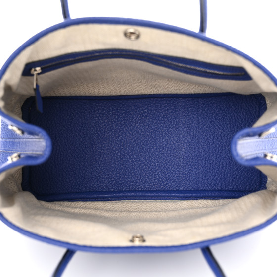 HERMES Negonda Garden Party 30 TPM Bleu Electrique