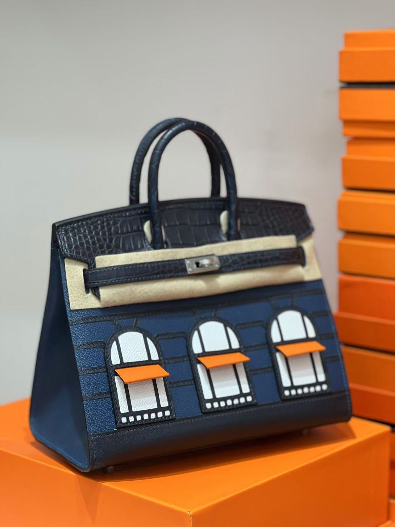 Hermes Birkin sellier Faubourg 20cm Madame