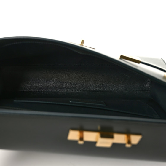 Saint Laurent Smooth Calfskin Manhattan Shoulder Bag Dark Green