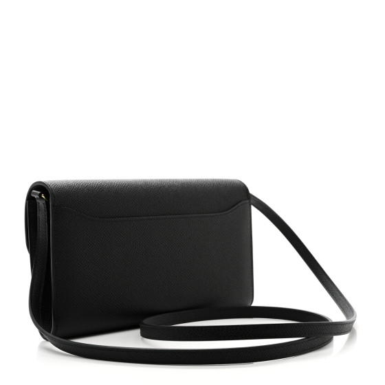 HERMES Epsom Constance Wallet To Go Black
