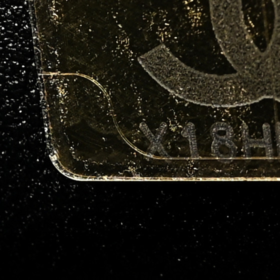 Calfskin Quilted Studded Square Vanity Case Black