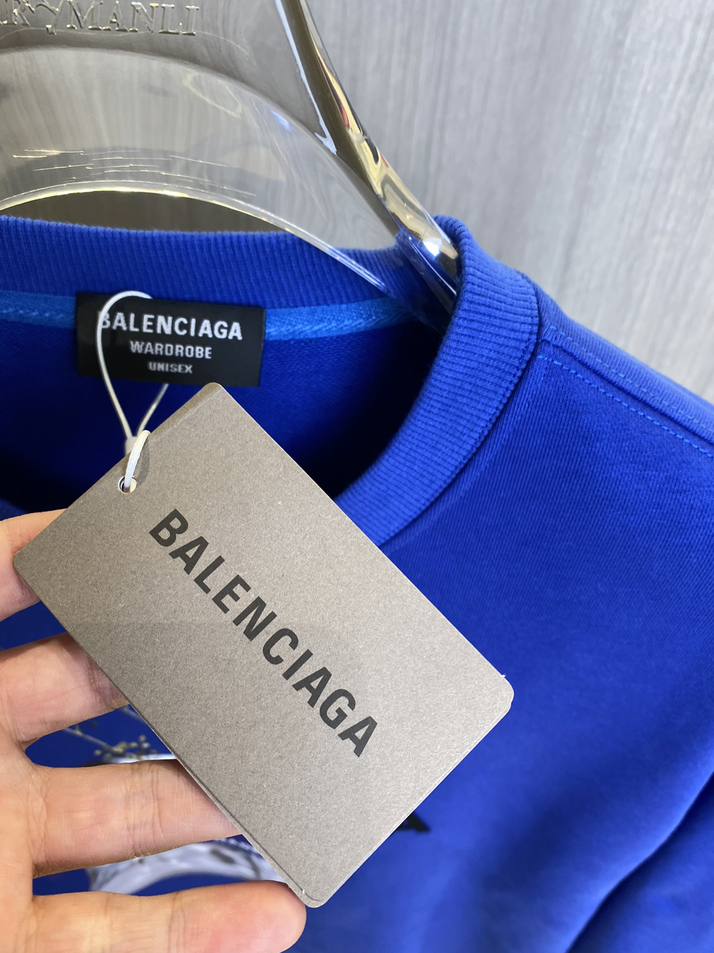 BALENCIAGA Paris family autumn and winter new high-weight 380g heavy sweatshirt
