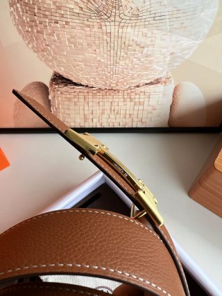 Hermes men's belt Hermes men's 3.8cm classic style