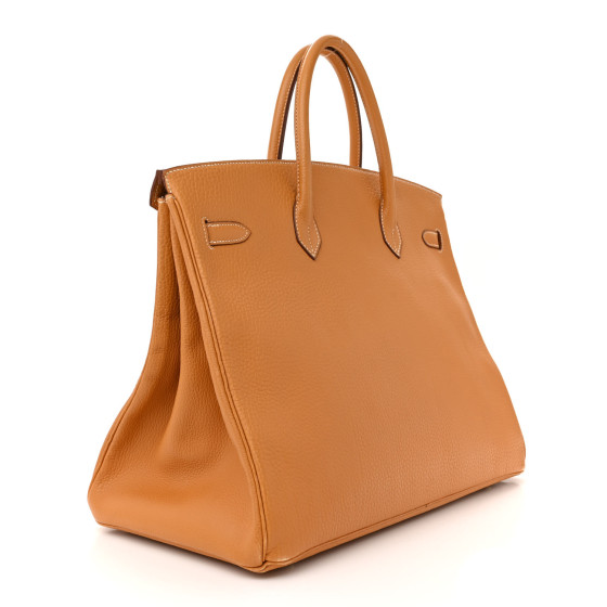 HERMES Ardennes Birkin 40 Naturelle