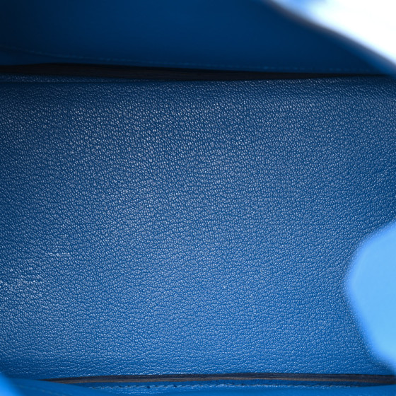HERMES Togo BIRKIN 30 Bleu Zellige