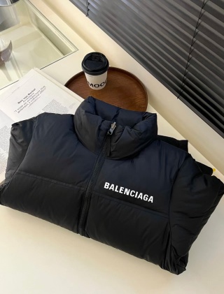 Balenciaga classic small label down jacket