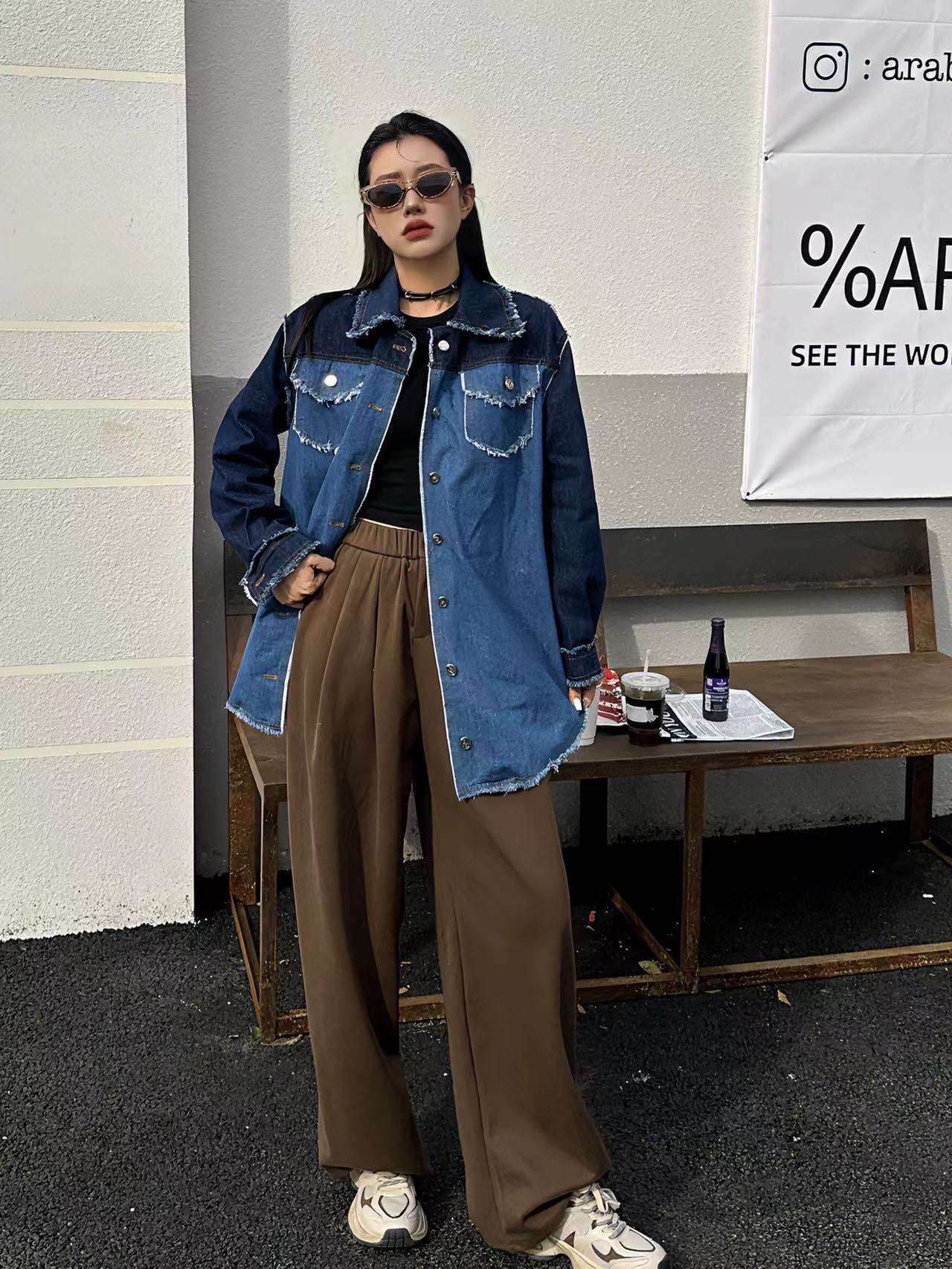 24*ss Chanel denim shirt jacket