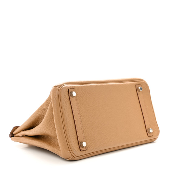 HERMES Togo Birkin 30 Biscuit