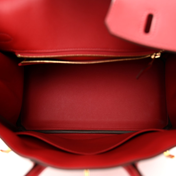 Swift Birkin 25 Rouge Piment